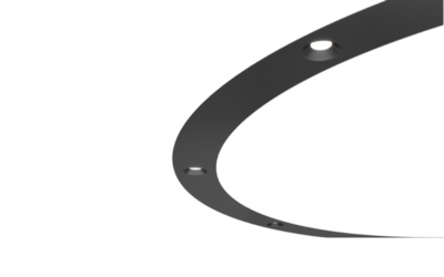 3G Lighting. 3GR-58RDSL. 5.8'' CURVED RECESSED SLOT 3'' DOWNLIGHT.