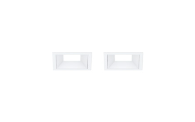 3G Lighting. 3G-DL2-33SF. 2 LIGHT DOWNLIGHT 3'' FIXED DUAL APERTURE.
