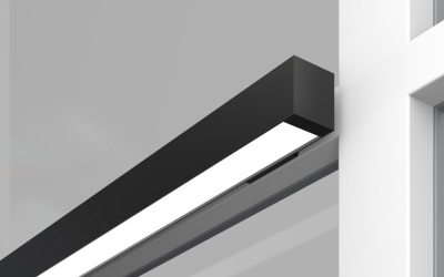 Axis Lighting. EX2W. Extend 2 Mullion mount.