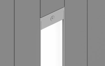 Axis Lighting. EX2RV. Extend 2 RGB+W Vertical surface mount.