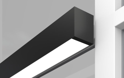 Axis Lighting. EX4W. Extend 4 RGB + W Mullion mount.