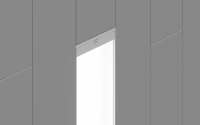 Axis Lighting. EX4R. Extend 4 RGB+W Vertical recessed mount.