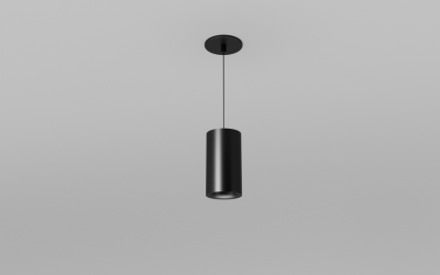 Axis Lighting. C100PD. Cylinder 100 Pendant Monopoint.