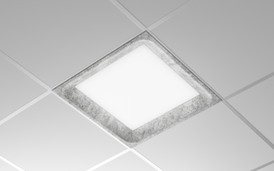 Axis Lighting. TACET Recessed T-Bar Lit Square.