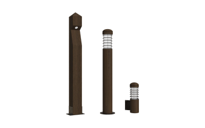 Bullard Bollards. BB-TK-BL. TEAK (Economy grade).