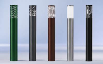 Bullard Bollards. BB-TTM2-GLC. TOTEM 2 SECURITY New Product Illuminated Security Bollard.