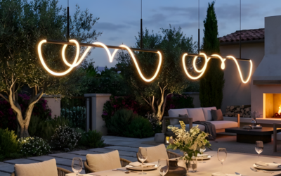 Bullard Bollards. The Wave Outdoor Pendant / Catenary.