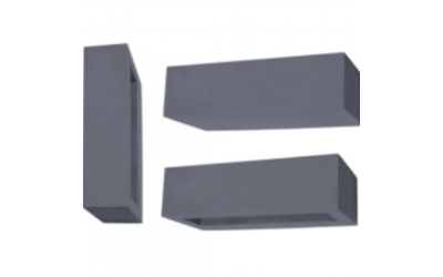 Bullard Bollards. BB-1091-9010. QUAREO Surface Mounted Wall Luminaire.