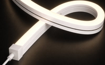 Bullard Bollards. BB-SLWLFF-CL. Slick Willy FrostFire Architectural LED Neon.