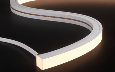 Bullard Bollards. BB-SLWLPT-CL. Slick Willy PrimeCut Architectural LED Neon.