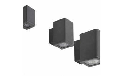 Bullard Bollards. BB-001961.CAGT-GH. Errot Wall Collection Surface Mounted Wall Washer.