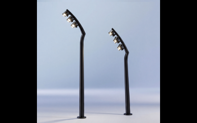 Bullard Bollards. BB-SN-KPG-PL. The Snipe Garden / Park Luminaires.