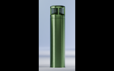 Bullard Bollards. BB-HRCL-GLC-K12. Hercules ILLUMINATED Security & Safety Bollards.