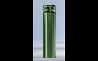 Bullard Bollards. BB-HRCL-GLC-M50. Hercules ILLUMINATED Security & Safety Bollards.
