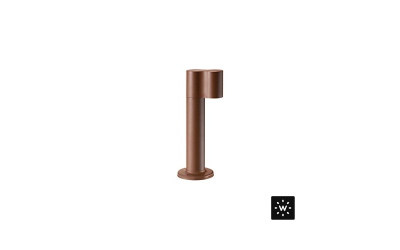 Designplan. Intono B 1.0 LED Bollard, 4.9'' x 11.8'' height, 9W, 331 lm, IP66.