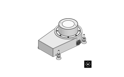 Designplan. Centaur C4D LED In-Grade Uplight, Driveover, Ø2.5", 9W, 270 lm, IP68, IP69.