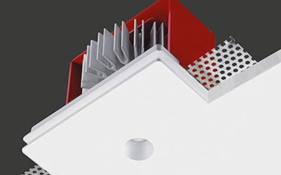 Designplan. Genius Kelvin LED, JA8, IC/Chicago Plenum, AirCoral®, Ø0.8'', 6W, 910 lm, IP20.