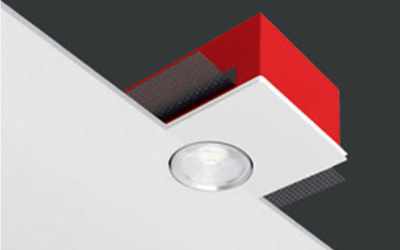 Designplan. Reverso Recessed Motorized LED Downlight, AirCoral®, Ø2.0'' 6W, IP20.