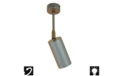 Designplan. Bicchiere Tondo Con Basetta / Raso Muro, 10W Max (Bulb by Others), Ø2.4'' x 6.1'', IP20.