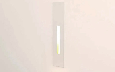 Designplan. Flox Linear Recessed Wall LED, 2.2'' x 8.8'' h, 4W, Integral, 367 lm, IP20.
