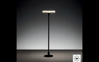 Designplan. Lila LED Bollard, Ø5.1'' x 16.9'' or 28.7" height, 6W, 560 lm, IP65.