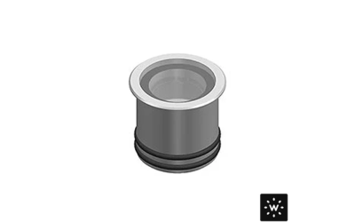 Designplan. Zero 65 LED In-Grade or Recessed Wall, Ø2.6'', 6.3W, 455 lm, IP67.