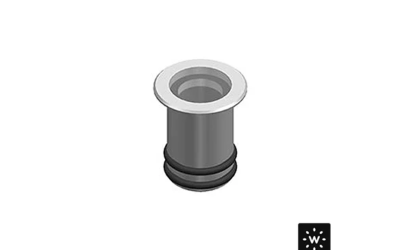 Designplan. Zero 45 LED In-Grade or Recessed Wall, Ø1.8'', 3W, 236 lm, IP67.