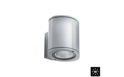 Designplan. Mok Wall Single LED Surface Mount, Ø6.7'' x 7.2'', 20W, 2034 lm, IP65, IP68.