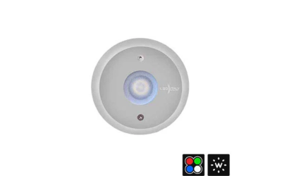 Designplan. Micro Squid LED Underwater Spotlight, Ø3.5'', 2W (Static White or RGBW), 130 lm, IP68.