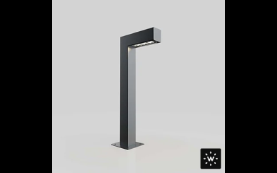 Designplan. LINEA LED Bollard, 11.8'' x 35.4'' h, 11.2W, Integral, IP66.