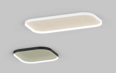 Eureka Lighting. 3853. ATOLL SQUARE & RECTANGLE Ceiling Surface TUNABLE WHITE.