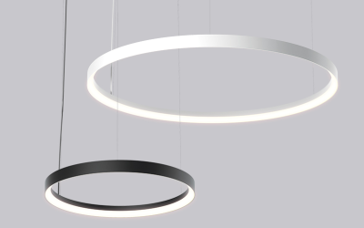 Eureka Lighting. 4850DI. ATOLL ROUND Ceiling Suspended TUNABLE WHITE.