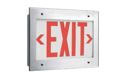 Exitronix. MAEX. Medical Recessed LED Exit.