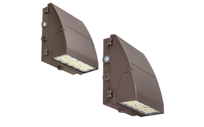EXO Outdoor Lighting. SWG. SLING PIVOT SWITCHABLE WALL PACK.