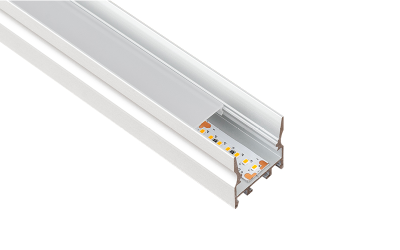 LLI Architectural Lighting. LLI-WDG. WIDE DOUBLE GLARE SHIELD EXTRUSION + LED TAPELIGHT.