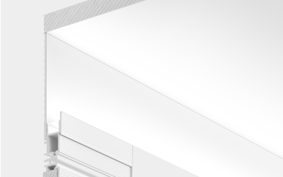 Luminii. Krest Edge Linear Mud-In Illumination System - Static White.