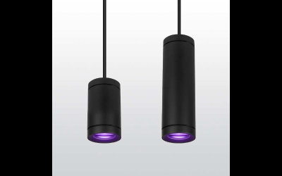 Lumenpulse. LACYN. Lumencore Cylinders Opticolor+ Short Nano Pendant Remote.