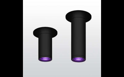 Lumenpulse. LACYN. Lumencore Cylinders Opticolor+ Short Nano Surface Mount Remote.