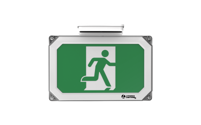 Lithonia Lighting. NXRM. Indura NEMA 4x Running Man Sign.