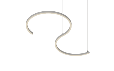 Lumenwerx. CURVSLIM1PAT. CURVIA SLIM 1 PATTERN PENDANT - RECESSED - SURFACE - WALL.