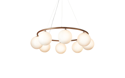 Nuura. US-3032012. Miira 8 Circular dark bronze / opal.