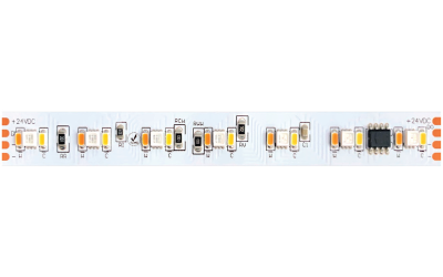 PureEdge Lighting. SS5. DIGITAL SOFT STRIP, RGB + TUNABLE WHITE 24VDC WITH PINS AND LEADS.