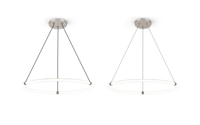 PureEdge Lighting. SLHSR. SOLINA 360 HOOP PENDANT 24VDC, STATIC WHITE, WARM DIM, TUNABLE WHITE, & TRUCOLOR.
