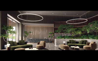 PureEdge Lighting. HSP. SOLINA 360 HOOP PENDANT 24VDC WITH POWER, STATIC WHITE & WARM DIM.