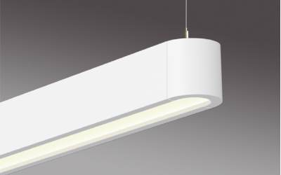 Pinnacle Architectural Lighting. CDI. CHUTE180 4” Open Suspended Linear Direct/Indirect.