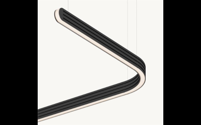 Peerless. Aptitude 1'' Pendant System for Linear Runs, Curves & Patterns.