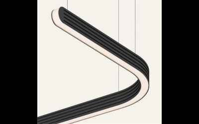 Peerless. APTP. Aptitude 2'' Pendant System for Linear Runs, Curves & Patterns.