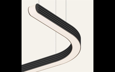 Peerless. APT4P. Aptitude 4'' Pendant System for Linear Runs, Curves & Patterns.