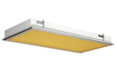 Paramount Lighting. F2A. Flange Techniseal Troffer Narrow Spectrum Amber.