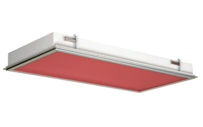 Paramount Lighting. PMF2RD/PMSF2RD. Flange Techniseal Troffer Vivarium Red, Dual Circuit.